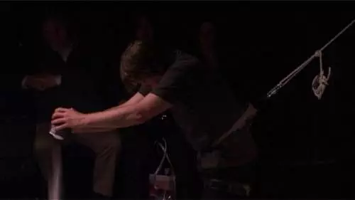 9BM 9 Billion Miles From Home in the Studio Theatre (Video Still: Christopher Hall)