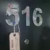 Recycled plastic door numbers