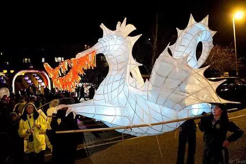 Some people really go to town with their lanterns!