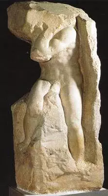Michelangelo Unfinished Captive 1527-1528