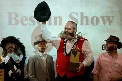 Elmar Wiesser, winning Best In Show, cementing his title as the king of beards.