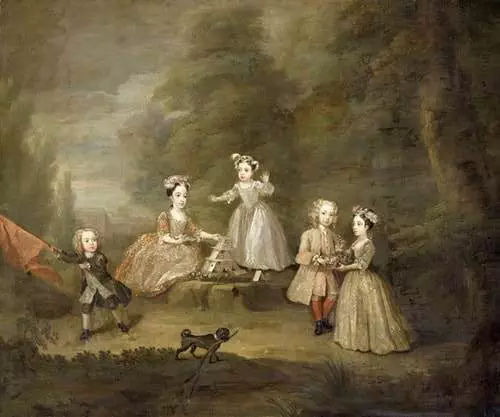 William Hogarth, A House of Cards, 1730 C National Museum Wales William Hogarth, A House of Cards, 1730 © National Museum Wales