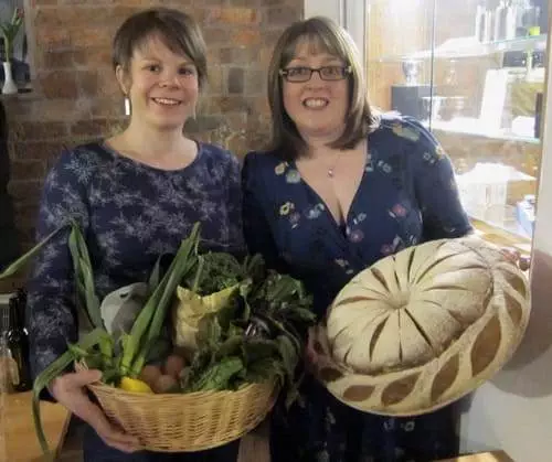 ros and clare at fusion Ros and Clare at their first Appetite event