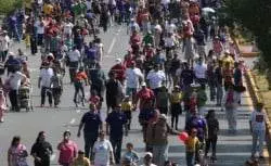 Image of a ciclovia in Mexico