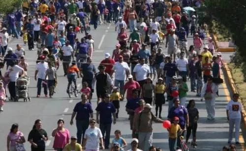 Image of a ciclovia in Mexico