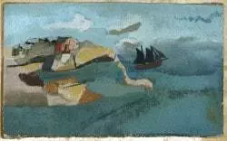 Ben Nicholson, Cornish Port, 1930. Kettles Yard, University of Cambridge
