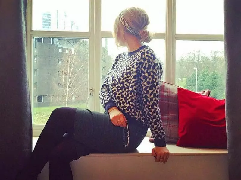 A vintage outfit, as modelled by the author, for less than £15...
