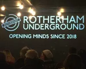 The opening night's audience at Rotheram Underground