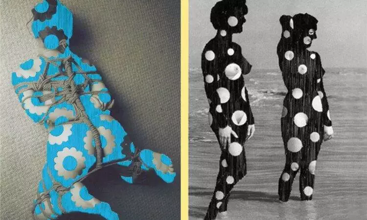 Laura Angell - Macrami (left) and Wetsuits (Courtesy of the artist)