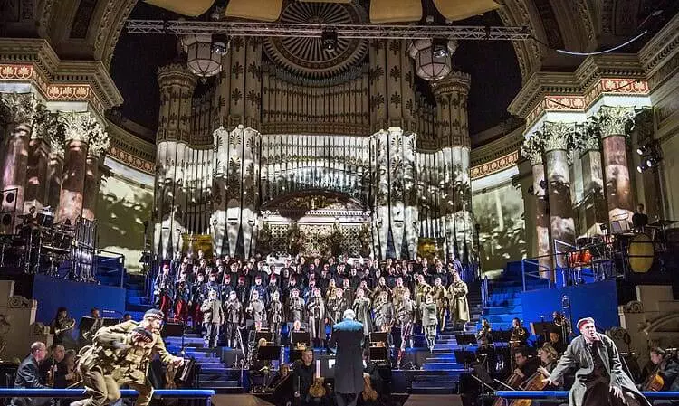 in Opera North’s production of Silent Night by Kevin Puts [Photo credit: Tristram Kenton]