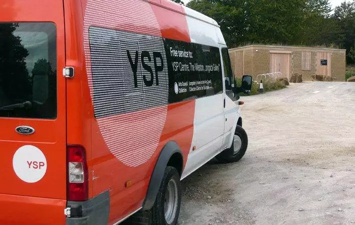 YSP minibus in car park