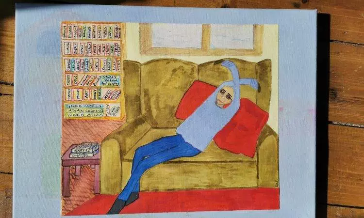My portrait by Liz.